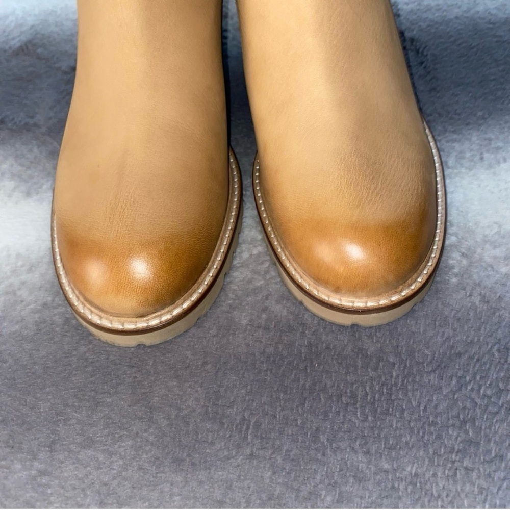 Seychelles Tan Leather Buckle Ankle Booties Women’s Size 10 New in Box - Picture 10 of 14